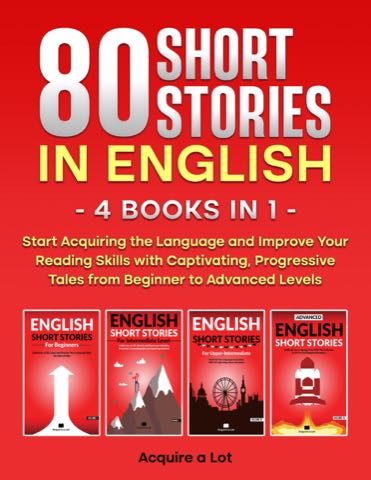 80 Short Stories in English - 4 Books in 1 cover