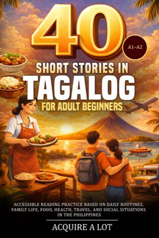 40 Short Stories in Tagalog for Adult Beginners cover
