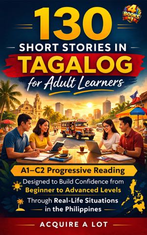 130 Short Stories in Tagalog for Adult Learners cover