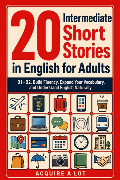 20 Intermediate Short Stories in English for Adults cover