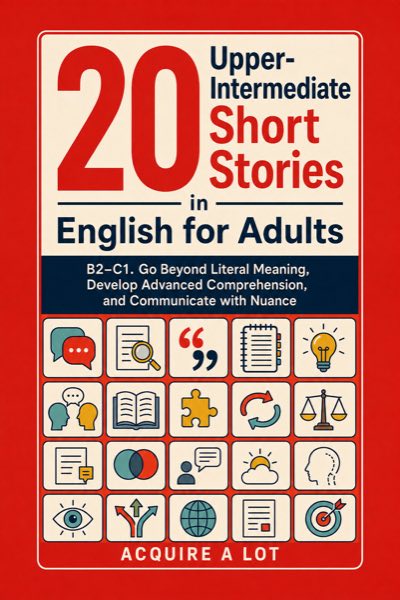 20 Upper-Intermediate Short Stories in English for Adults cover