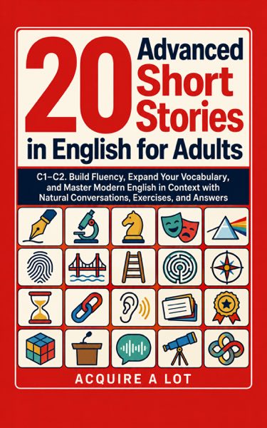 20 Advanced Short Stories in English for Adults cover